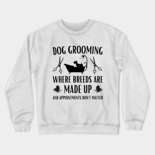 Thank you dog groomer women appreciation pet groomer Crewneck Sweatshirt